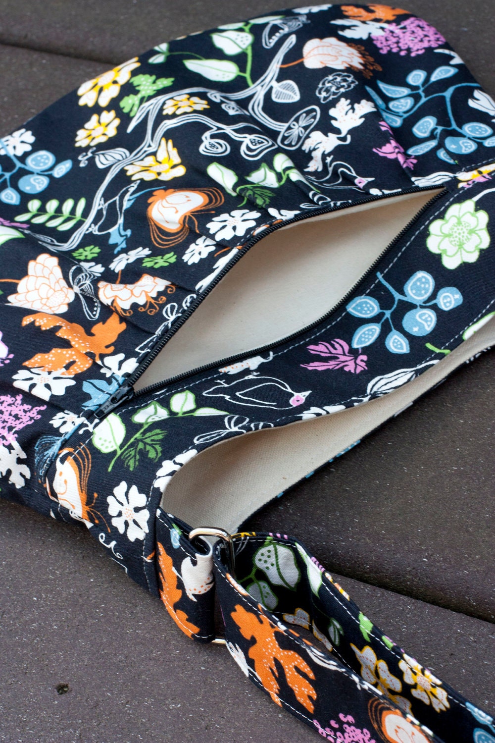 outside zipper pocket // add to one side of your bag