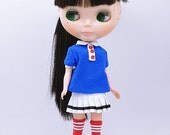 Somedoll Blythe P00106  Jewelry blue Polos