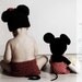2 in 1 Mickey Mouse or Minnie Mouse Diaper Cover and Hat Set ---- GREAT PHOTOGRAPHY PROP--- An Original Creation