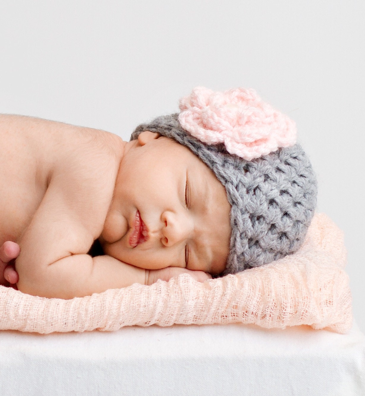Use Coupon code 20for2013 for 20% Off entire order excluding shipping - Baby Girl Crochet Knit Hat - Ready to Ship