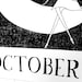 2013 Wall Calendar // 1920s style flapper doodle calendar // art deco PDF Printable