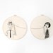 Ernest and Eloise play telephone // Printable PDF Valentine Embroidery Pattern