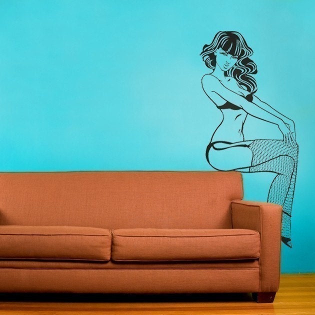 pin-up wall decal