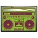 boombox laptop decal
