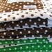 Dot dot Printed Cotton Baby to Toddler Large Padded Blanket with Two Wipe Wash cloths