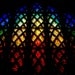 Colors of my World - Rainbow colors xmas gift idea peace nursery decor church stained glass rainbow abstract decal Fine Art Print 8x8