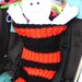 Red and Black striped baby cocoon/body sock