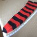 Red and Black striped baby cocoon/body sock