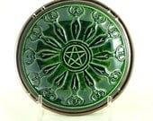 Goddess Pentagram Bowl Handmade Ceramic Pottery