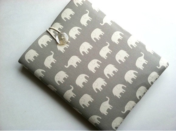 Cute iPad Sleeve iPad Case Padded Cover - Elephants