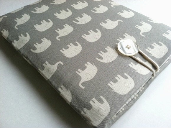 Cute iPad Sleeve iPad Case Padded Cover - Elephants
