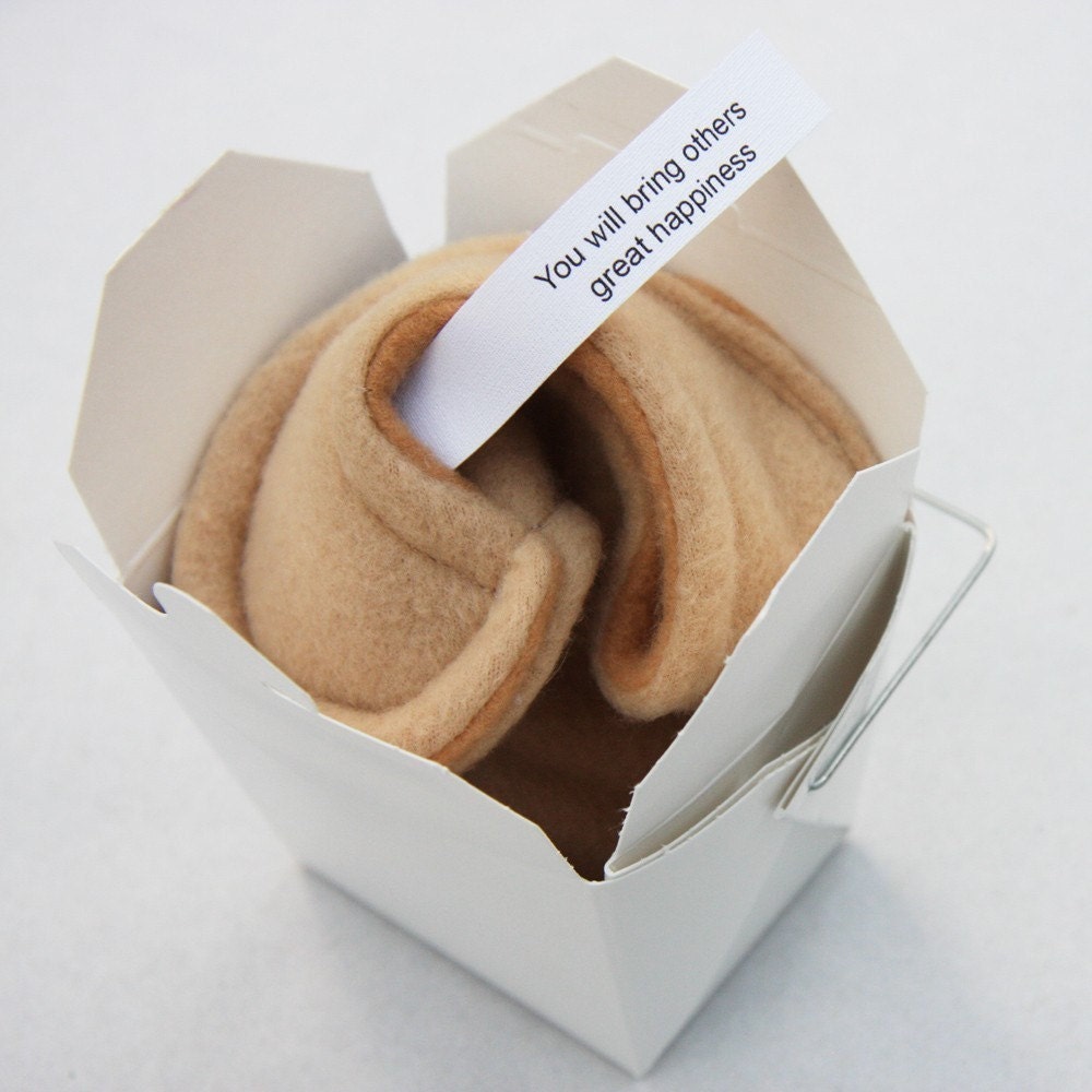 Fortune Cookie Baby Booties - Personalized Gifts