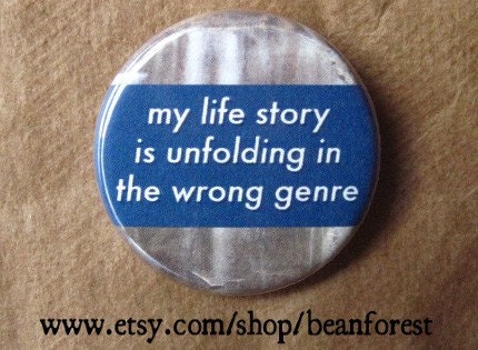 my life story - pinback button badge