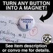 pill bugs are so cool - pinback button badge