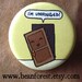 i'm unhinged - pinback button badge