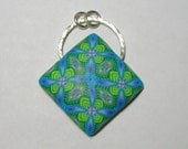 Quilt Polymer Millefiori Pendant