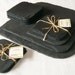 DELUXE Rhomboid COLLECTION, Salvaged Slate Tableware with Eco-Backing - Wedding Gift & Registry, Housewarming Party, Green Housewares
