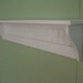 Pine Painted Wood Wall Shelf 36 Inches White