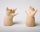 Baby Hands Ceramic Salt and Pepper Shakers - Help Them Please