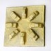 Car Tile Yellow Stoneware Ceramic Parking Lot Square 5 1/2 Inch