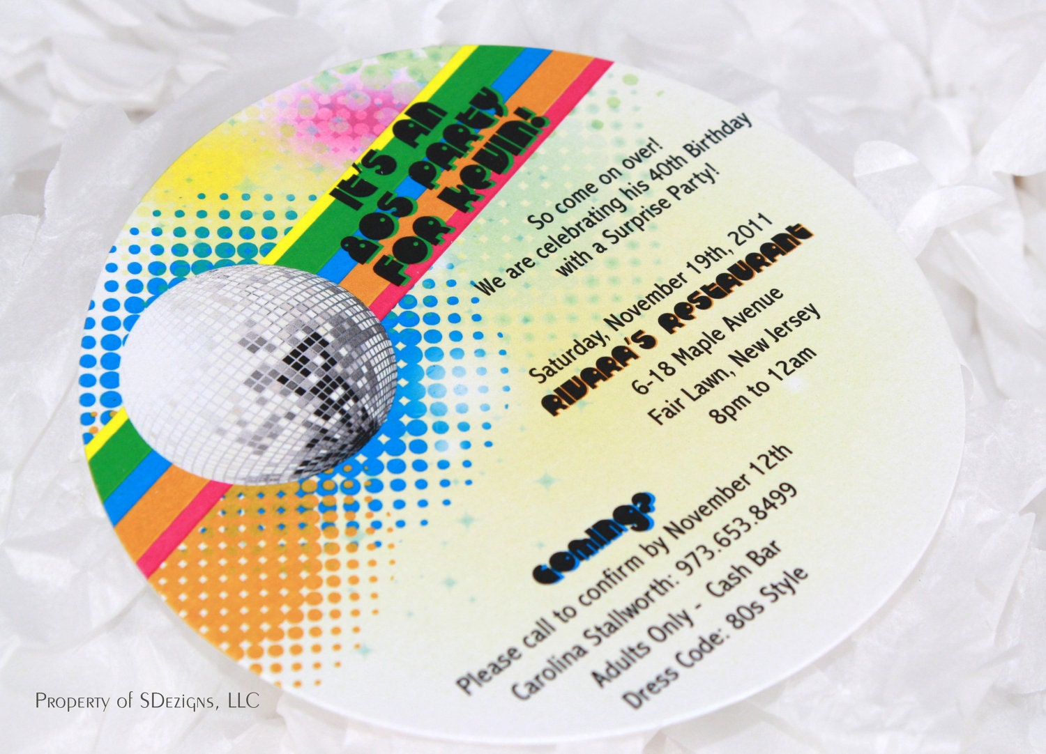 80s Party Invitations Il_170x135