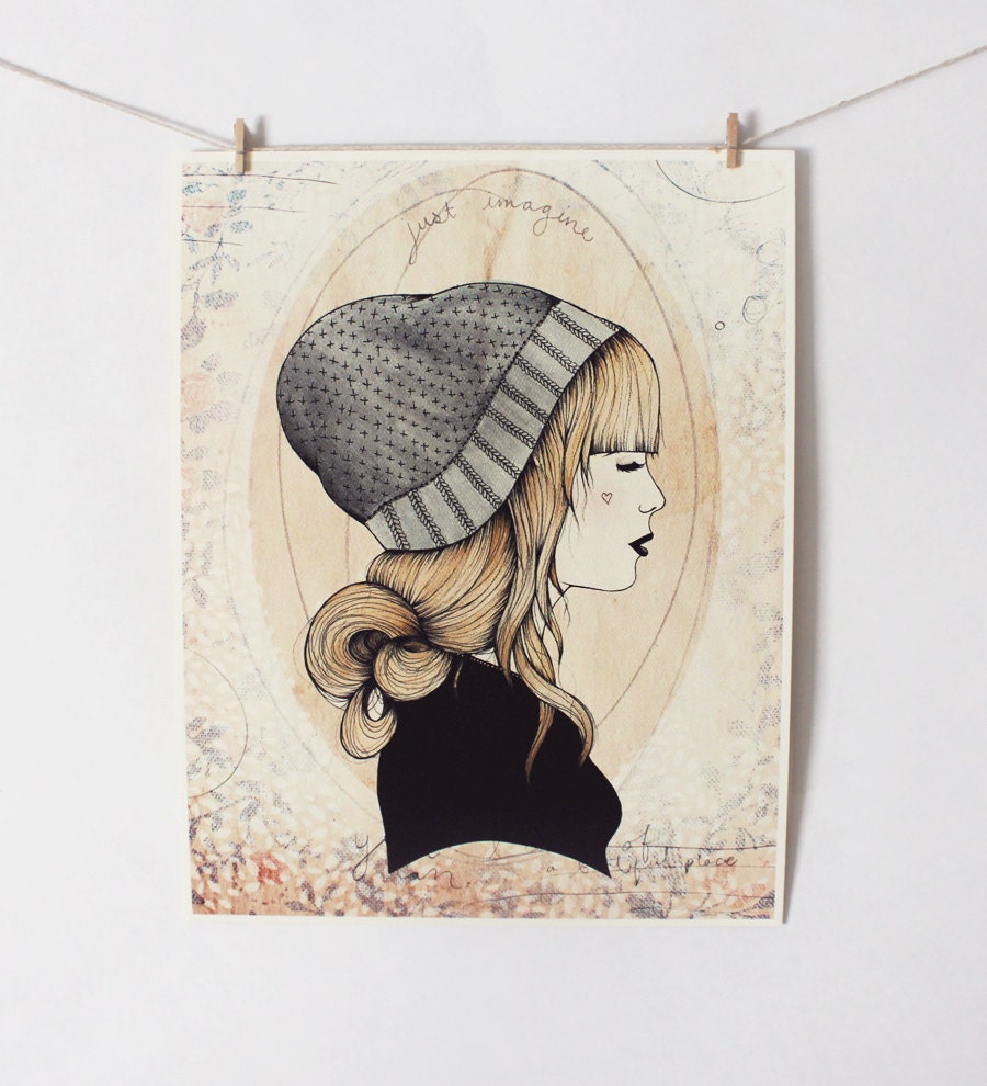 JUST IMAGINE print 11X14