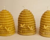 Beeswax Skep Candles- box of (12) 6 oz. candles