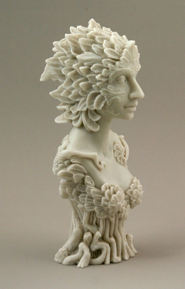 Dryad Bust Unpainted