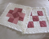 vintage quilted blocks 1970s 80s pillow squares 2