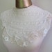 Edwardian antique lace collar French