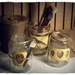 Jars with Bird Labels - set of 3