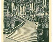 le grand Escalier - The Grand Staircase - Antique Paris Opera Postcard - A. Goulon