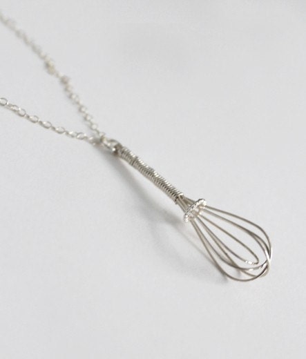 Wire Whisk - Handmade Sterling Necklace