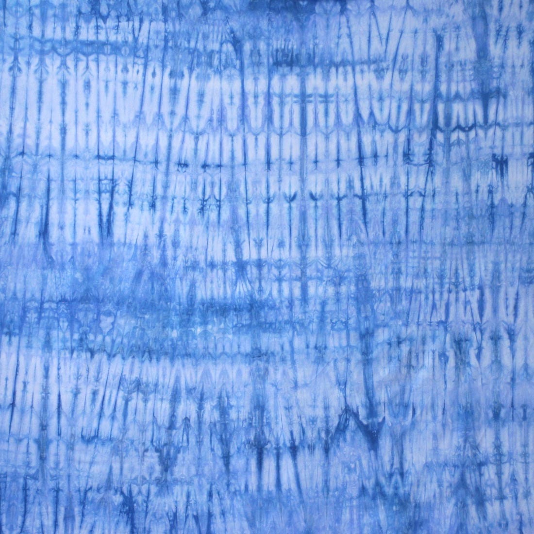 Hand Dyed Fabric - Swim Lanes- One Yard