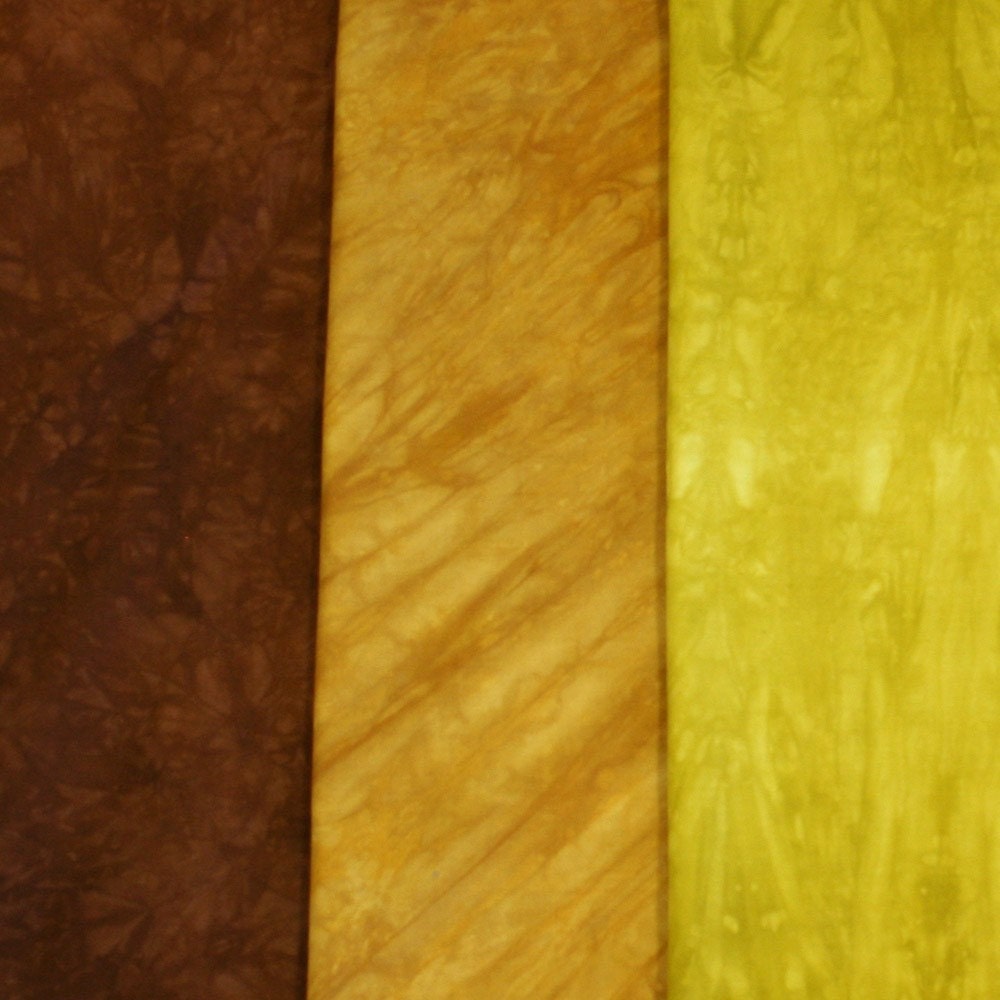 SALE Mineral Pool Fabric - Hand Dyed Fat Quarter Fabric Set