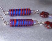 Navy - red stripe with red rock