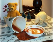 Fake Spilled 8 oz. Cup of Black Coffee Short OL Fun Prop Gag