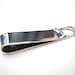 Negative Space Circle Tie Bar - Sterling Silver Geometric Tie Clip
