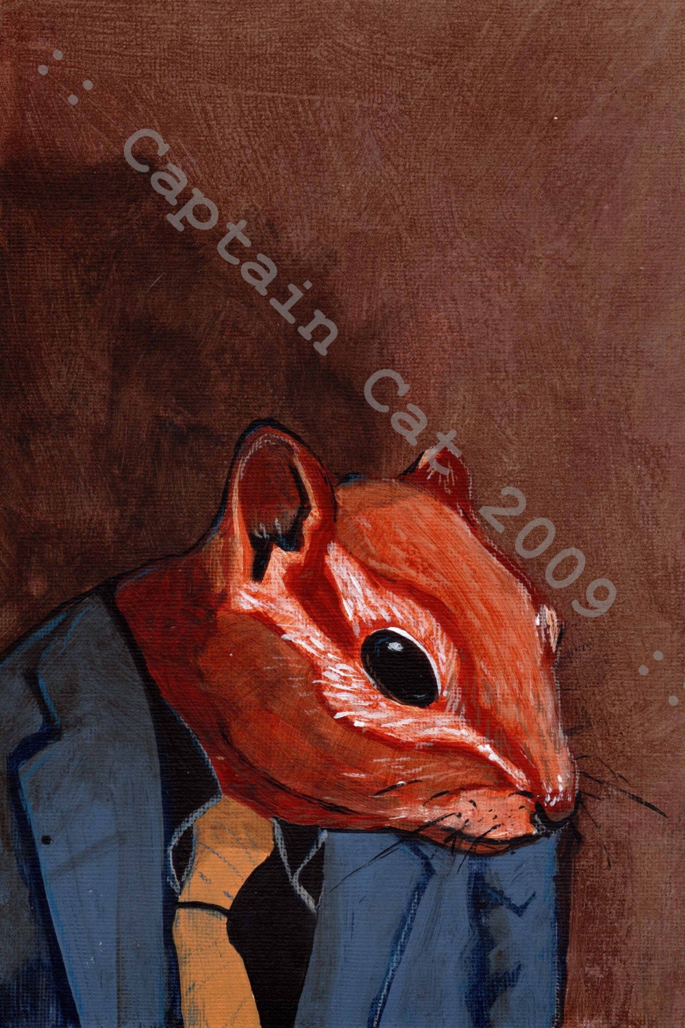 Chip Monk Frost Original Signed Print