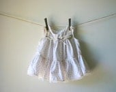 White Frilly Summer Dress