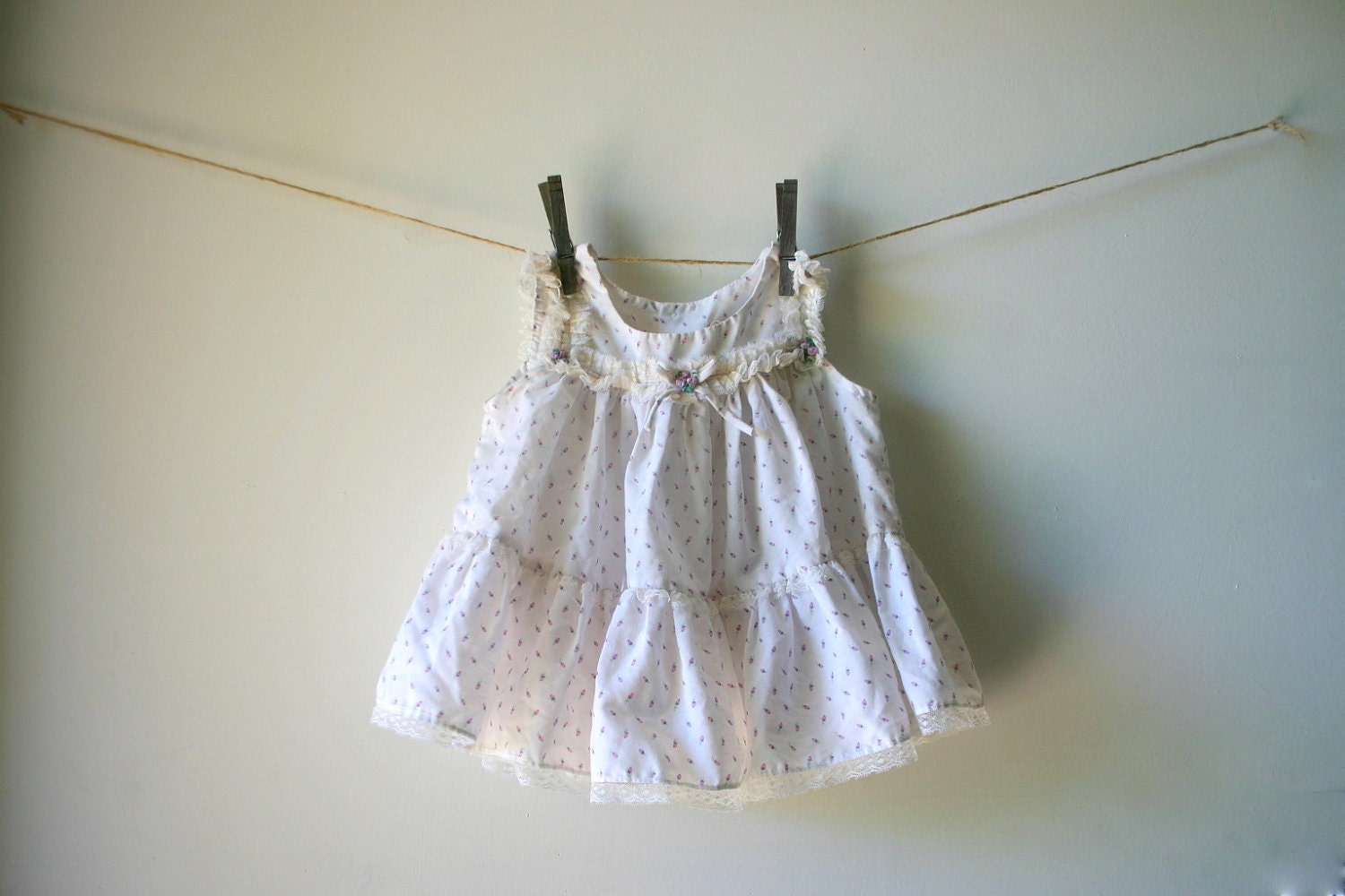 White Frilly Summer Dress