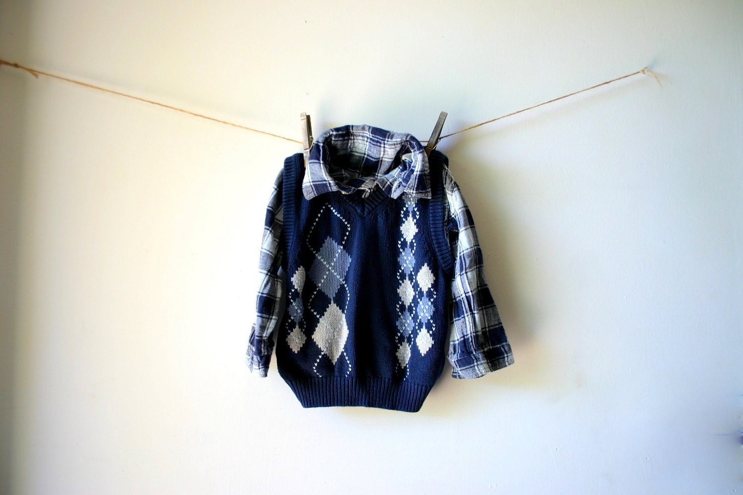 Vintage Little Mans Shirt And Vest
