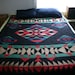 Vintage Pendleton Style Fleece Blanket