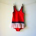 Adorable Vintage Tutu Skirt Swimsuit