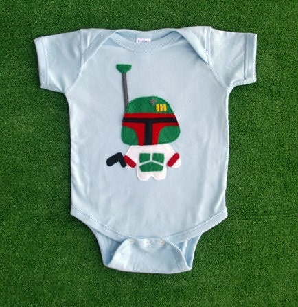 Sewing Wars - Baby Boba Felt Infant Bodysuit