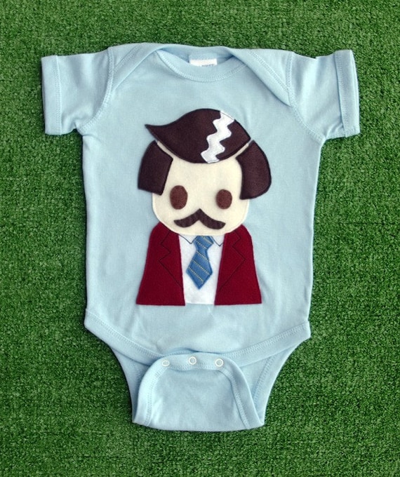 Stay Crafty... Burgundy Jacket Man Infant Bodysuit