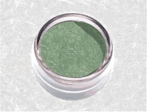 Mineral Eyeshadow Green CARIBBEAN GREEN Medium satin teal jade Eye Shadow Liner sample Netural Natural Makeup Cosmetics TiaraLx Minerals