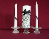 Unity Candle with Tapers    Sensation