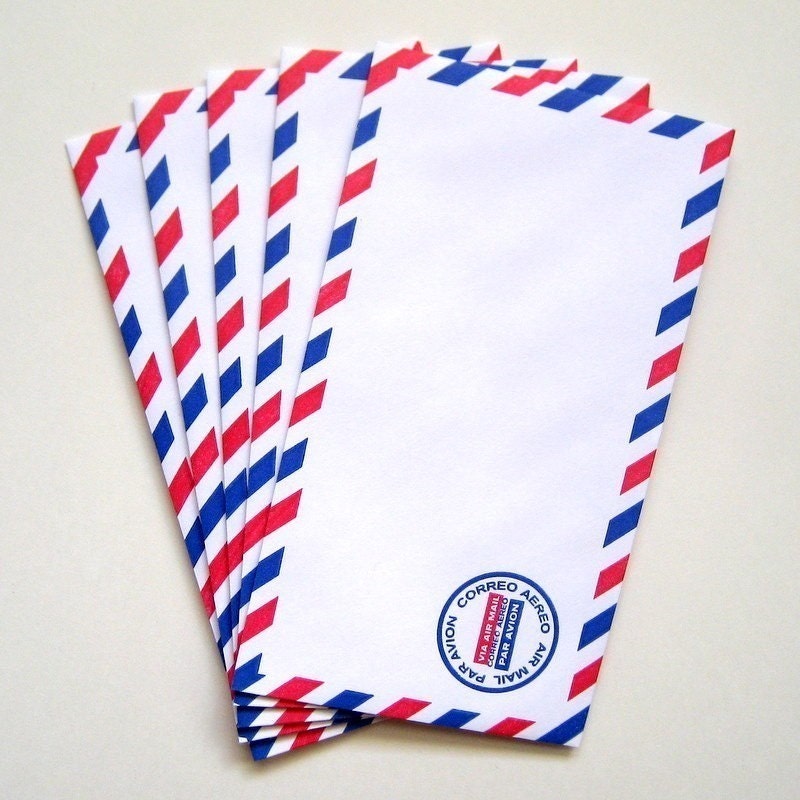 10 Retro Inspired New Airmail Envelopes