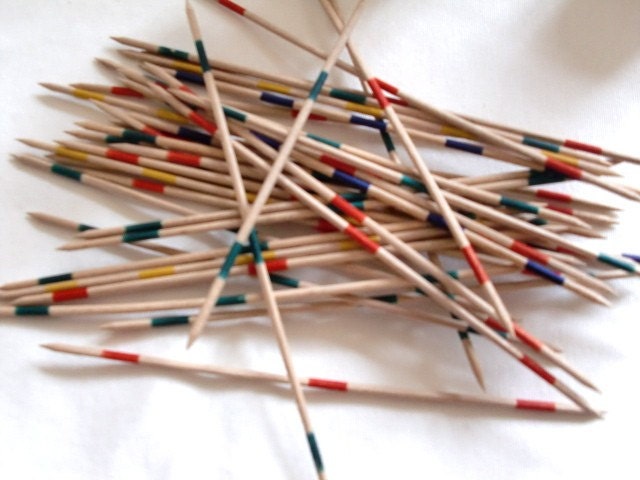 reserved for oliviam82. german vintage mikado pick up sticks game.